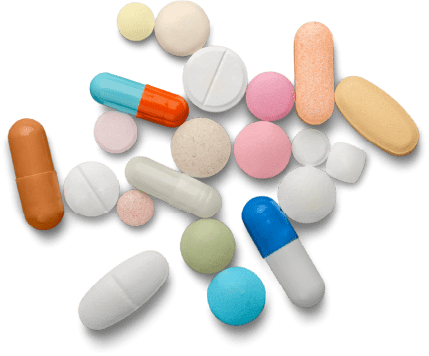 Variatie aan medicatie pillen
